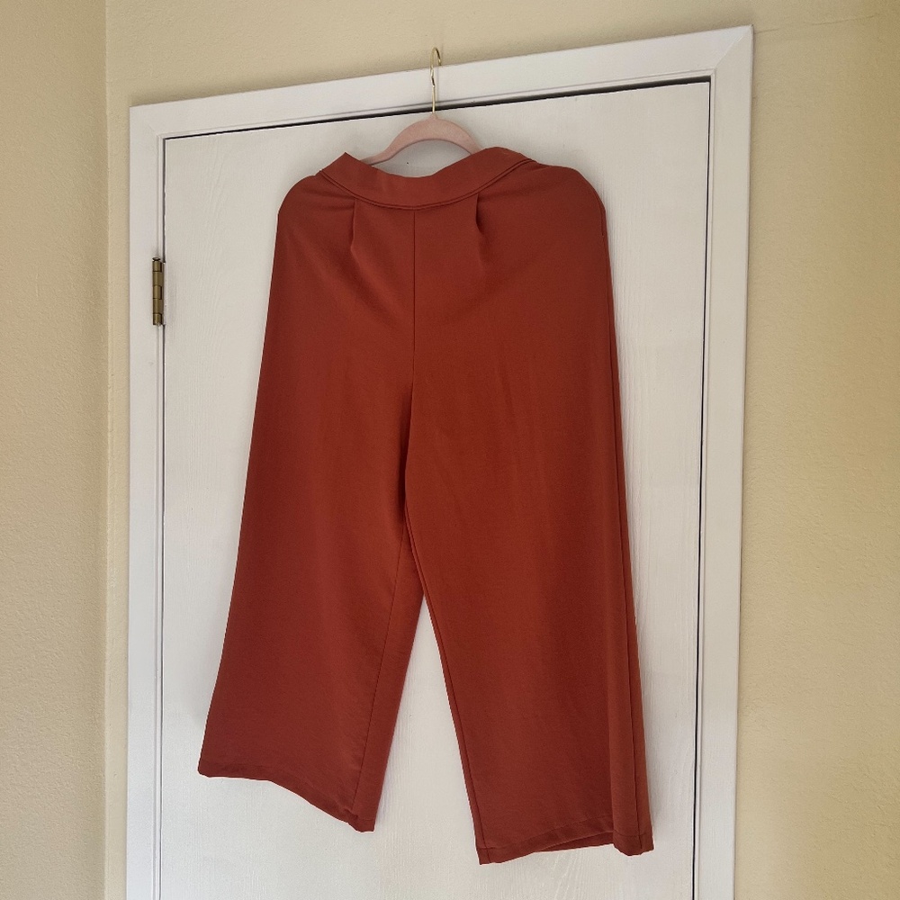 Burnt Orange Culottes, Size 4 USA (36 EUR)